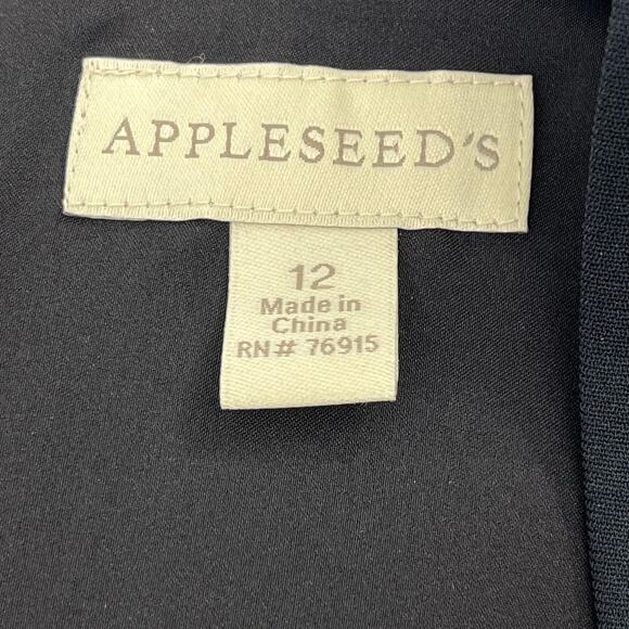 Appleseed's Black 2 Piece Dress Overcoat Floral Mother Of Bride Date Night Set - Picture 8 of 14